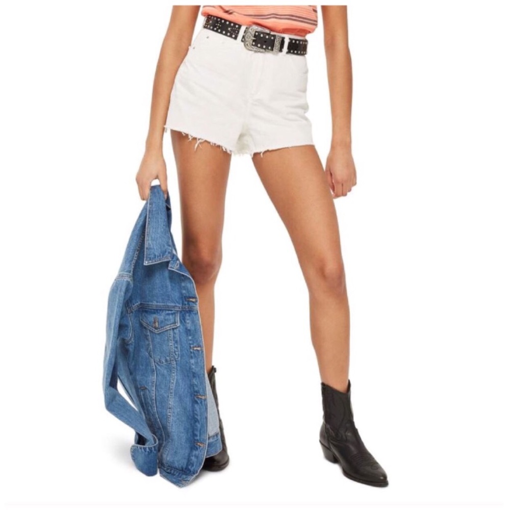 Topshop Mom Denim Shorts